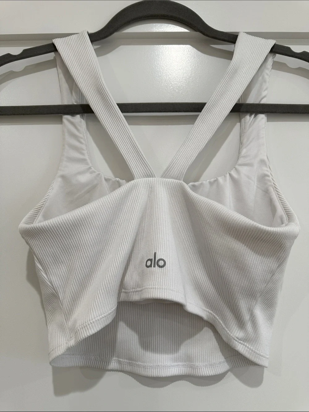 Alosoft Ribbed Chic Bra Tank - Picture 3 of 3